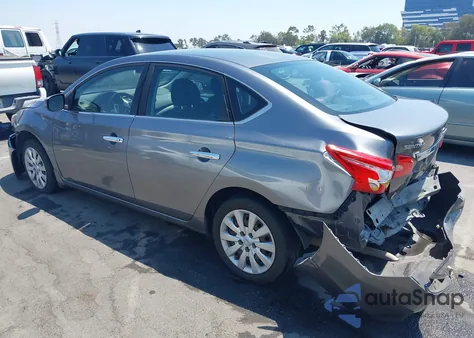 2016 Nissan Sentra S из США, поврежденный, VIN 3N1AB7AP9GY284296
